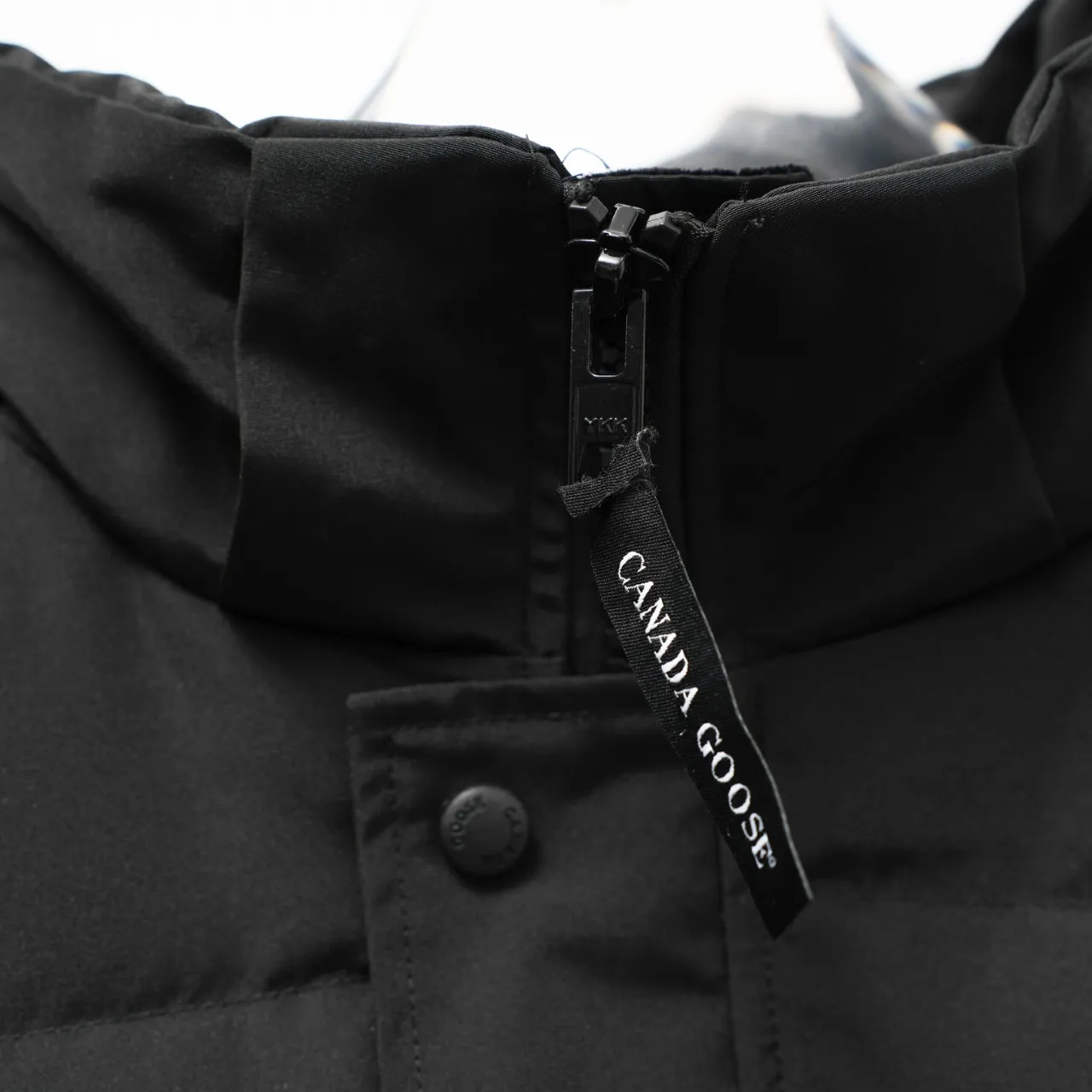 P740 CANADA GOOSE丨Canada Goose 29 New 2048 Hairless Collar Hooded Down Jacket Color: Black Red Label Size: XS-XXL